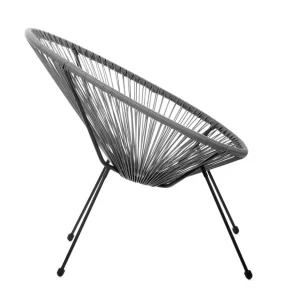 Fotel Acapulco Ciemnoszary 93X73X85 Cm