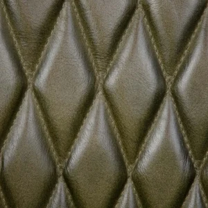 Fotel Brizo W Obiciu Ze Skory Bawolej Zielone 55X60X86 Cm