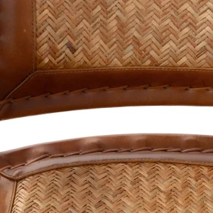 Fotel Gladio W Obiciu Ze Skory Bawolej Brazowe 68X76X75 Cm