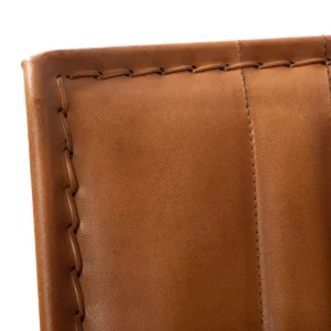 Fotel Gladio W Obiciu Ze Skory Bawolej Brazowe 68X76X75 Cm