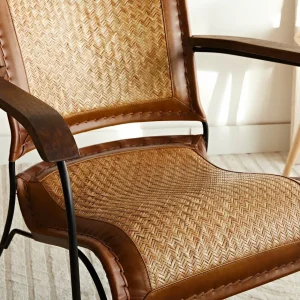 Fotel Gladio W Obiciu Ze Skory Bawolej Brazowe 68X76X75 Cm