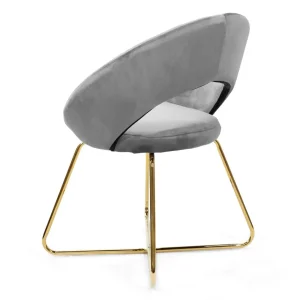 Fotel Jared Welurowy 73X47X84 Cm