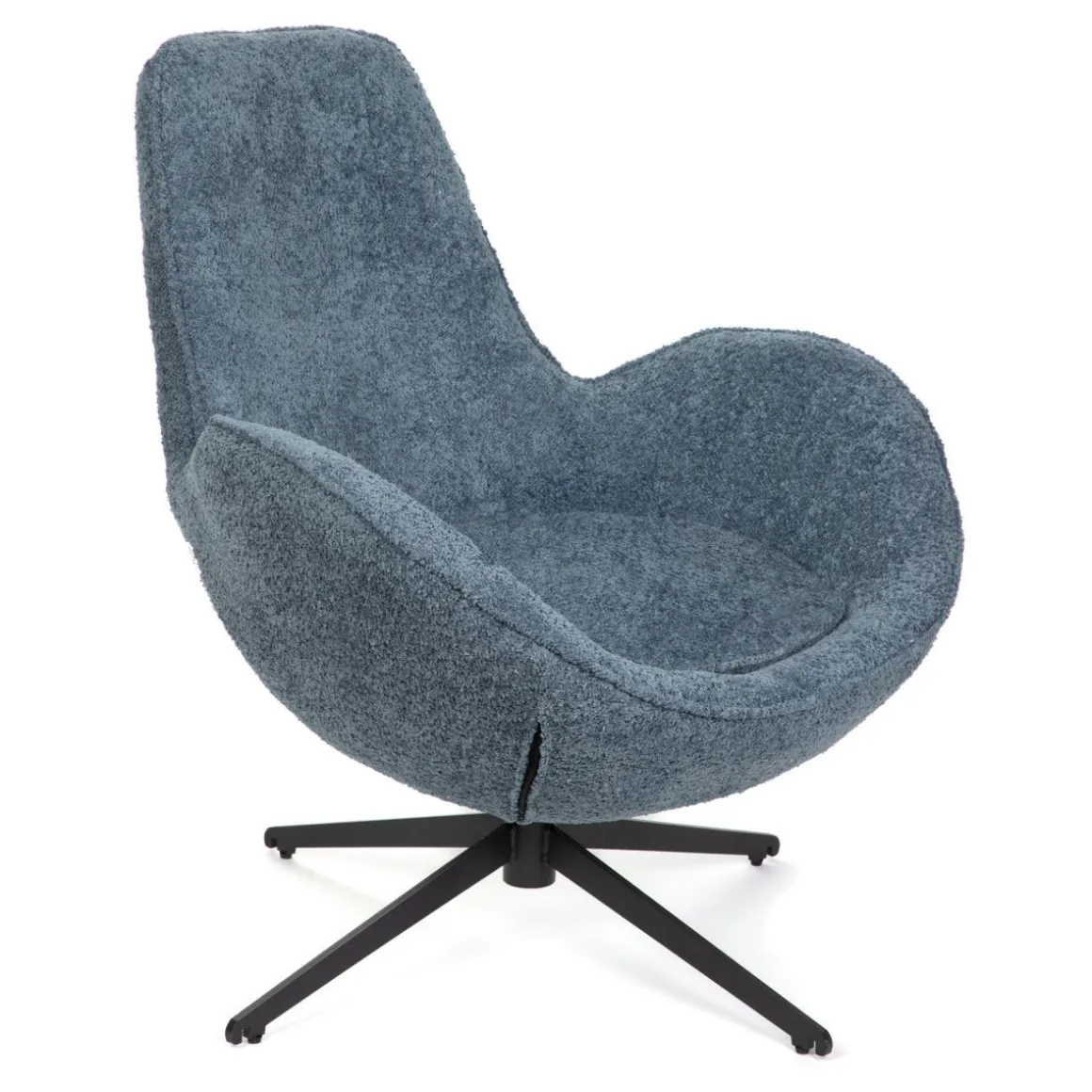 fotel_lunaire_obrotowy_w__0.webp Fotel Lunaire Obrotowy W Tkaninie Teddy Boucle Granatowy 86X76X87 Cm