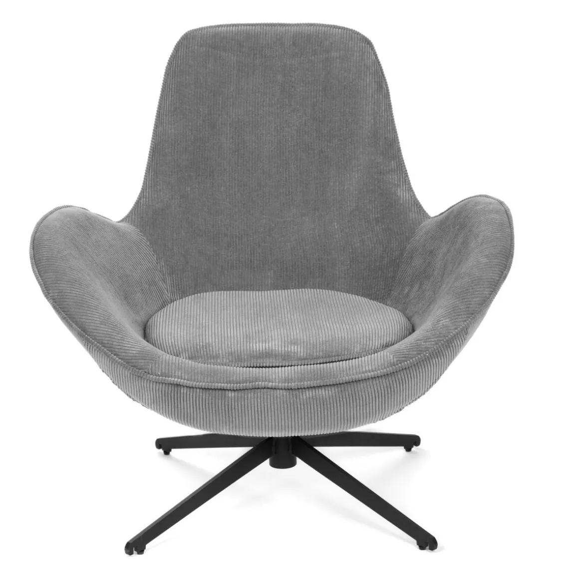 fotel_lunaire_obrotowy_w__2-1.webp Fotel Lunaire Obrotowy W Tkaninie Teddy Boucle Szary 86X76X87 Cm