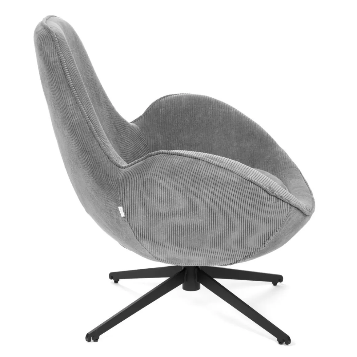 fotel_lunaire_obrotowy_w__3-1.webp Fotel Lunaire Obrotowy W Tkaninie Teddy Boucle Szary 86X76X87 Cm