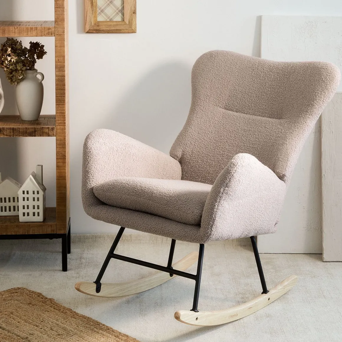 fotel_lunnie_bujany_w_tka_0.webp Fotel Lunnie Bujany W Tkaninie Teddy Boucle 67X78X92 Cm