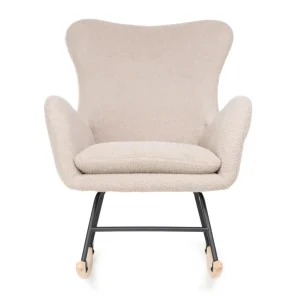 Fotel Lunnie Bujany W Tkaninie Teddy Boucle 67X78X92 Cm