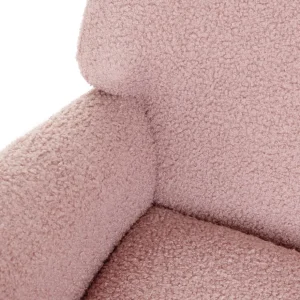 Fotel Lunnie Bujany W Tkaninie Teddy Boucle 67X78X92 Cm