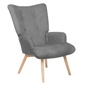 Fotel Moss Pop W Tkaninie Szary 72X73X96Cm