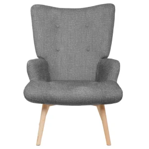 Fotel Moss Pop W Tkaninie Szary 72X73X96Cm