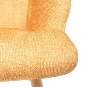 Fotel Moss Pop W Tkaninie Musztardowy 72X73X96Cm