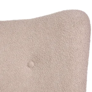 Fotel Moss Teddy Boucle Bujany Bezowy W Tkaninie Teddy Boucle 72X73X92 Cm