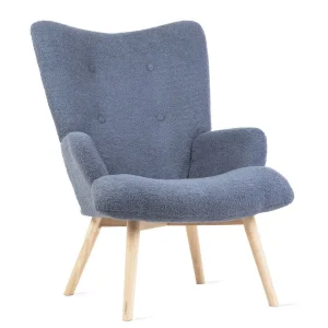 Fotel Moss Teddy Boucle W Tkaninie Teddy