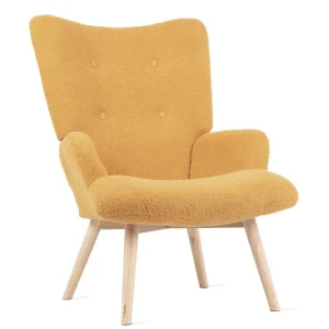 Fotel Moss Teddy Boucle W Tkaninie Teddy