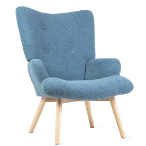 Fotel Moss Teddy Boucle W Tkaninie Teddy