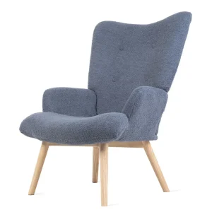 Fotel Moss Teddy Boucle W Tkaninie Teddy