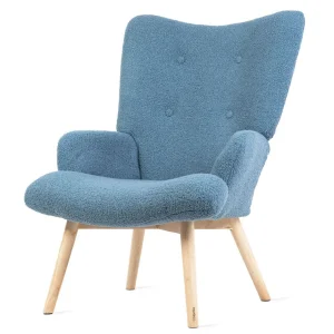 Fotel Moss Teddy Boucle W Tkaninie Teddy