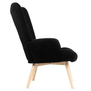 Fotel Moss Teddy Boucle W Tkaninie Teddy