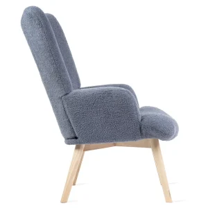 Fotel Moss Teddy Boucle W Tkaninie Teddy