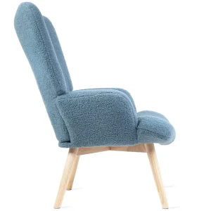 Fotel Moss Teddy Boucle W Tkaninie Teddy