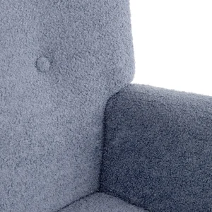 Fotel Moss Teddy Boucle W Tkaninie Teddy