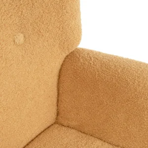 Fotel Moss Teddy Boucle W Tkaninie Teddy