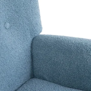 Fotel Moss Teddy Boucle W Tkaninie Teddy