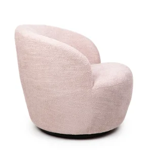 Fotel Svingen Obrotowy Rozowy 65.5X77X69Cm