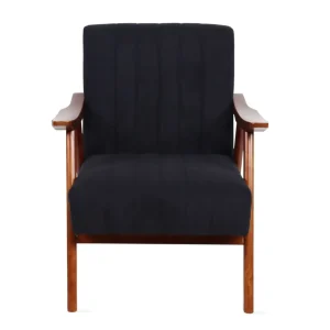 Fotel Terra Welurowy Nogi Ciemnobrazowe 70X75X87 Cm