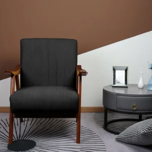 Fotel Terra Welurowy Nogi Ciemnobrazowe 70X75X87 Cm