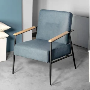 Fotel Veludo Denim 71X70X83 Cm