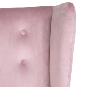 Fotel Vinnande Rozowy 97X67X73 Cm