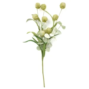Galazka Sztuczna Blomi Zielone Kulki 58 Cm