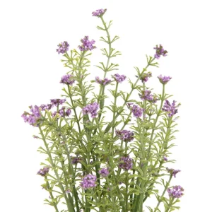 Galazka Sztuczna Ferna Paproc Z Kwiatami 33 Cm