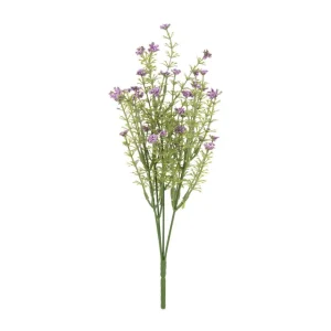 Galazka Sztuczna Ferna Paproc Z Kwiatami 33 Cm