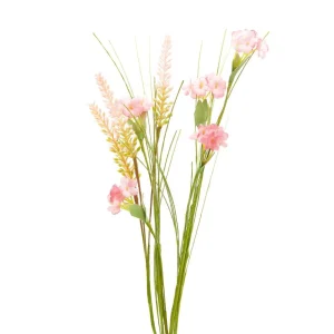 Galazka Sztuczna Meadow Z Malymi Kwiatkami Rozowa 53 Cm