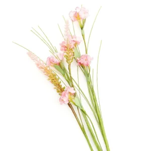 Galazka Sztuczna Meadow Z Malymi Kwiatkami Rozowa 53 Cm