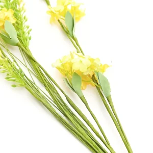 Galazka Sztuczna Meadow Z Malymi Kwiatkami Zolta 53 Cm