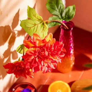 Galazka Sztuczna Tena Dalia Pomaranczowo-Czerwona 60 Cm