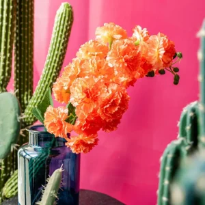 Galazka Sztuczna Tena Gozdziki Pomaranczowe 82 Cm