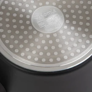 Garnek Tristan Z Pokrywka Czarno- Pomaranczowy 1,2 L