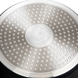 Garnek Tristan Z Pokrywka Czarno- Pomaranczowy 2,4 L