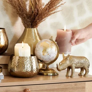 Globus Dekoracyjny Globe Zloty 13X10X18 Cm