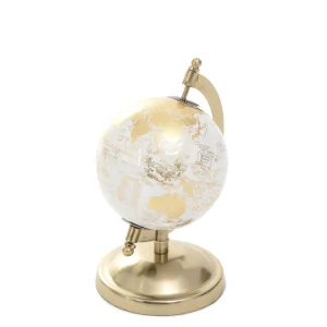 Globus Dekoracyjny Globe Zloty 13X10X18 Cm