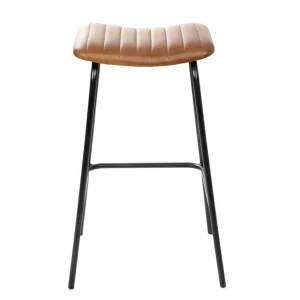 Hoker Lumbar W Obiciu Ze Skory Bawolej Brazowe 47X38X77 Cm