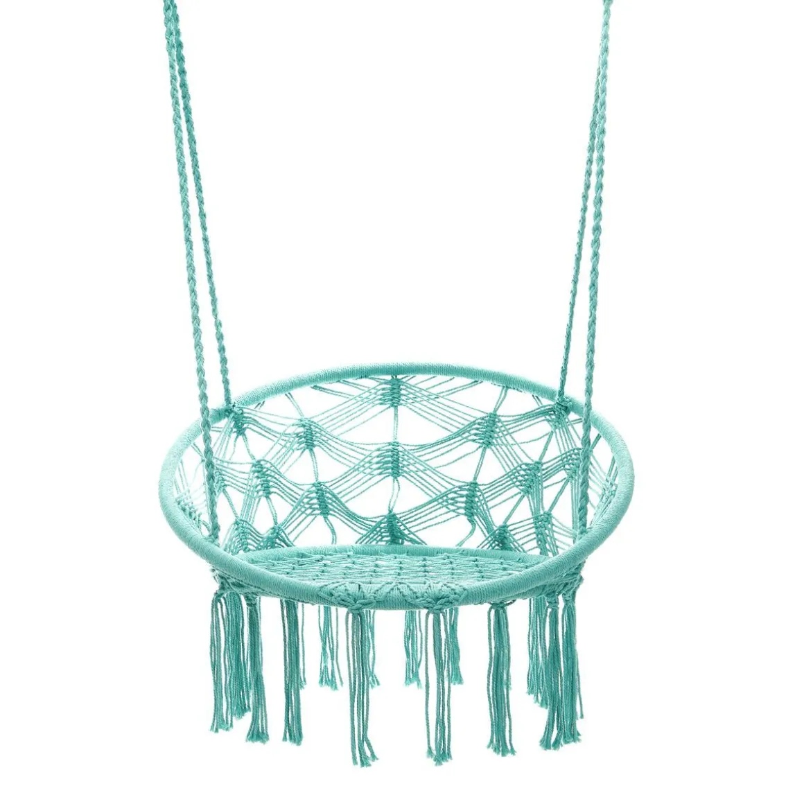 hustawka_circle_doira_mak_0-2.webp Hustawka Circle Doira Makrama Turkusowa 82X60X115-138 Cm