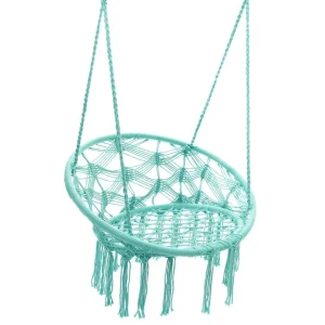 Hustawka Circle Doira Makrama Turkusowa 82X60X115-138 Cm