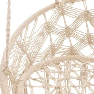 Hustawka Circle Doira Makrama Bezowa 82X60X115-138 Cm