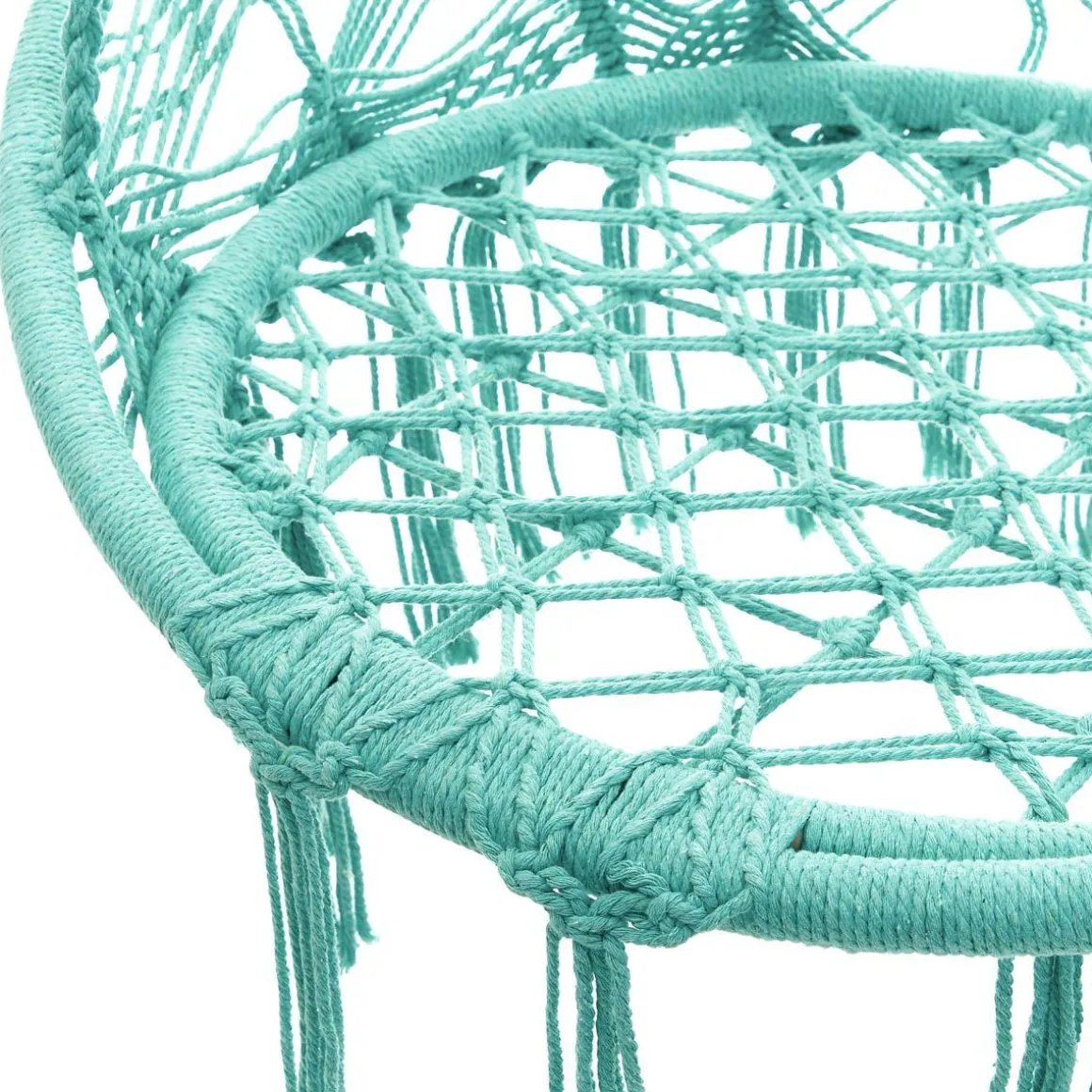 hustawka_circle_doira_mak_3-2.webp Hustawka Circle Doira Makrama Turkusowa 82X60X115-138 Cm