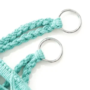 Hustawka Circle Doira Makrama Turkusowa 82X60X115-138 Cm